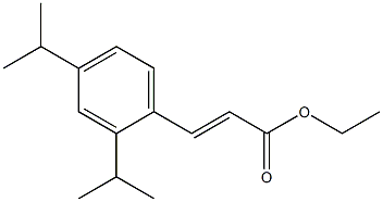 2,4-Diisopropylcinnamic acid ethyl ester Struktur