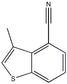 3-Methylbenzo[b]thiophene-4-carbonitrile Struktur