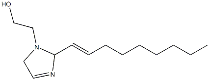 2-(1-Nonenyl)-3-imidazoline-1-ethanol Struktur