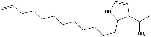 1-(1-Aminoethyl)-2-(11-dodecenyl)-4-imidazoline Struktur