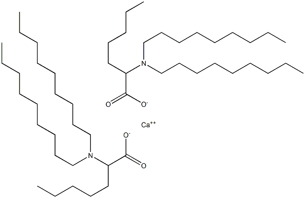 Bis[2-(dinonylamino)heptanoic acid]calcium salt Struktur