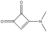 3-Dimethylamino-3-cyclobutene-1,2-dione Struktur