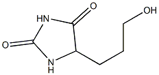 5-(3-Hydroxypropyl)hydantoin Struktur