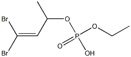 (2,2-Dibromovinyl)diethyl=phosphate Struktur