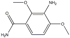 3-Amino-dimethoxy-benzoic amide Struktur