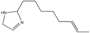 2-(6-Octenyl)-3-imidazoline Struktur