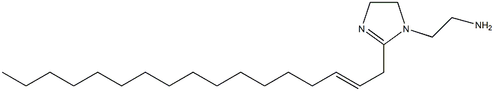 1-(2-Aminoethyl)-2-(2-heptadecenyl)-2-imidazoline Struktur