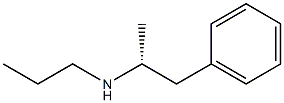 N-[[R,(-)]-1-Methyl-2-phenylethyl]propan-1-amine Struktur