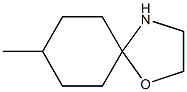 8-Methyl-1-aza-4-oxaspiro[4.5]decane Struktur