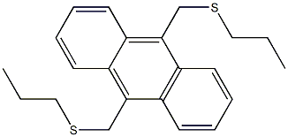 9,10-Bis[(propylthio)methyl]anthracene Struktur