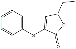 5-Ethyl-3-(phenylthio)-2(5H)-furanone Struktur