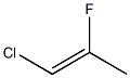 (Z)-1-Chloro-2-fluoro-1-propene Struktur