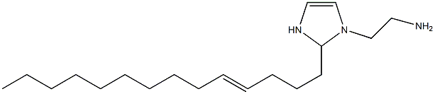 1-(2-Aminoethyl)-2-(4-tetradecenyl)-4-imidazoline Struktur