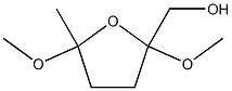 2,5-Dimethoxy-5-methyltetrahydrofuran-2-methanol Struktur