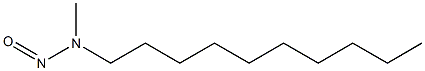 N-Methyl-N-nitrosodecylamine Struktur