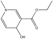 1,4-Dihydro-1-methyl-4-hydroxy-nicotinic acid ethyl ester Struktur