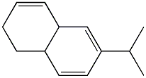 1,2,4a,8a-Tetrahydro-6-isopropylnaphthalene Struktur