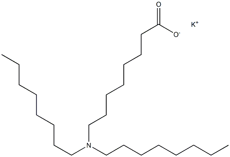 8-(Dioctylamino)octanoic acid potassium salt Struktur