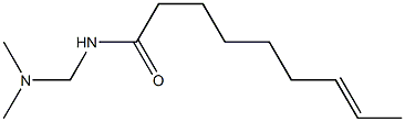 N-[(Dimethylamino)methyl]-7-nonenamide Struktur