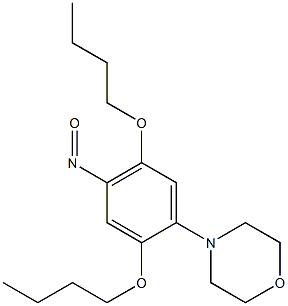 4-(2,5-Dibutoxy-4-nitrosophenyl)morpholine Struktur