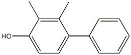 2,3-Dimethyl-4-phenylphenol Struktur