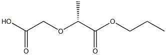 (+)-2-Methyl[(R)-oxydiacetic acid 1-ethyl 1'-methyl] ester Struktur