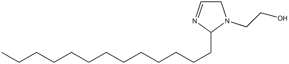 2-Tridecyl-3-imidazoline-1-ethanol Struktur