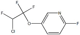 2-Fluoro-5-(2-chloro-1,1,2-trifluoroethoxy)pyridine Struktur