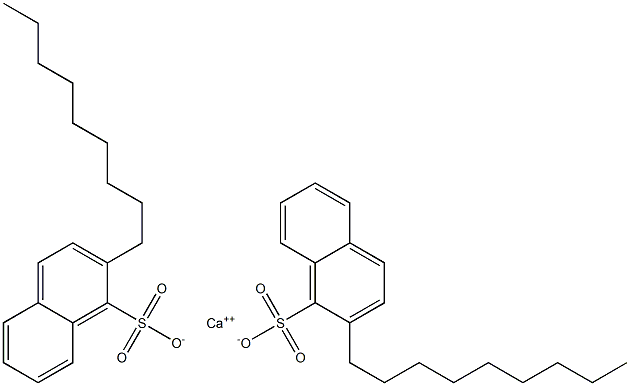 Bis(2-nonyl-1-naphthalenesulfonic acid)calcium salt Struktur