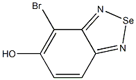 4-Bromo-2,1,3-benzoselenadiazol-5-ol Struktur