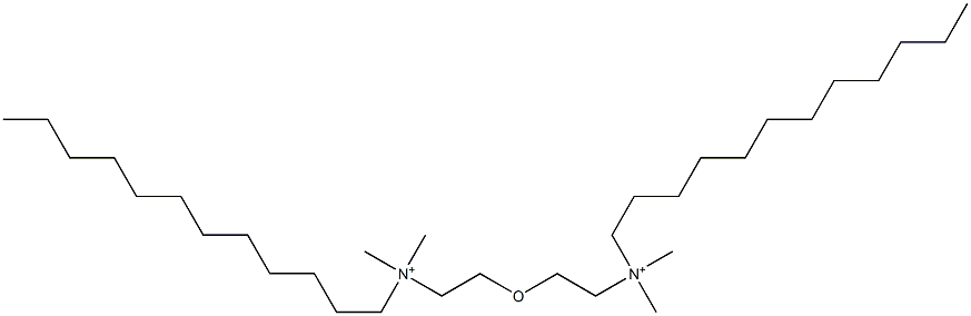 N,N'-Oxybisethylenebis(N,N-dimethyldodecane-1-aminium) Struktur