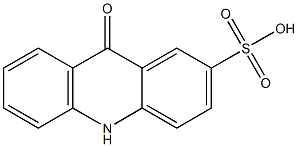 9,10-Dihydro-9-oxoacridine-2-sulfonic acid Struktur