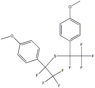 p-Methoxyphenyl(1,2,2,2-tetrafluoroethyl) sulfide Struktur