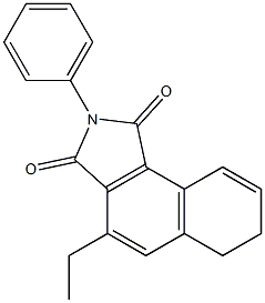 4-Ethyl-6,7-dihydro-2-phenyl-2H-benz[e]isoindole-1,3-dione Struktur