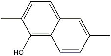 2,6-Dimethyl-1-naphthol Struktur