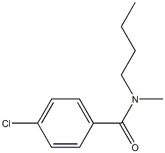 N-Methyl-N-butyl-4-chlorobenzamide Struktur