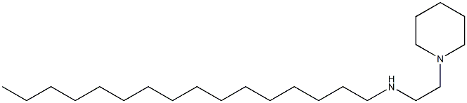 N-Hexadecylpiperidine-1-ethanamine Struktur