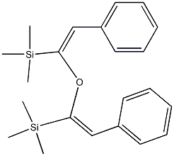 Trimethylsilyl[(E)-styryl] ether Struktur