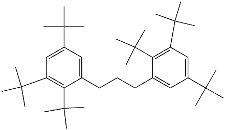 1,3-Bis(2,3,5-tri-tert-butylphenyl)propane Struktur