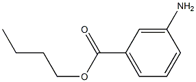 3-Aminobenzoic acid butyl ester Struktur