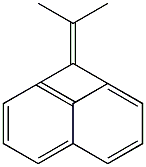 1-(1-Methylethylidene)-1H-cyclobuta[de]naphthalene Struktur