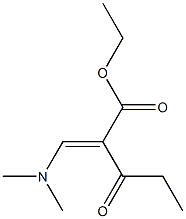 2-[(Dimethylamino)methylene]-3-oxovaleric acid ethyl ester Struktur