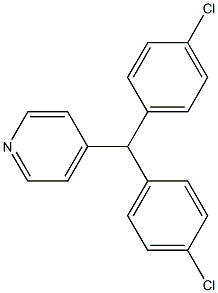 4-[Bis(4-chlorophenyl)methyl]pyridine Struktur