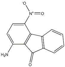 1-Amino-4-nitro-9H-fluoren-9-one Struktur