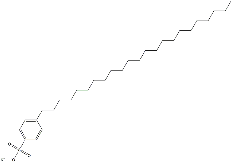 4-Tricosylbenzenesulfonic acid potassium salt Struktur