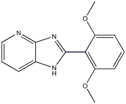 2-(2,6-Dimethoxyphenyl)-1H-imidazo[4,5-b]pyridine Struktur