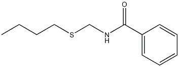 N-[(Butylthio)methyl]benzamide Struktur