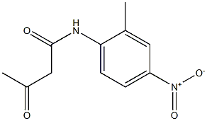 2'-Methyl-4'-nitroacetoacetanilide Struktur