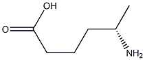 [S,(-)]-5-Aminohexanoic acid Struktur