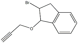 2-Bromo-1-[(2-propyn-1-yl)oxy]indane Struktur